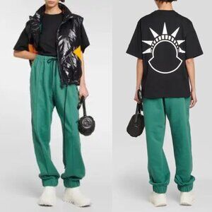 NWT Moncler x Alicia Keys T-Shirt Sz Small in Black Short Sleeves Unisex